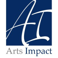 Arts Impact wordmark with tagline Engaging Students, Empowering Teachers