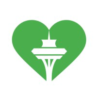 We Heart Seattle with heart icon